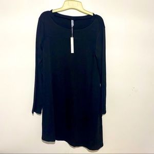 KORSIS Long Sleeve Button T-Shirt Tunic Dress